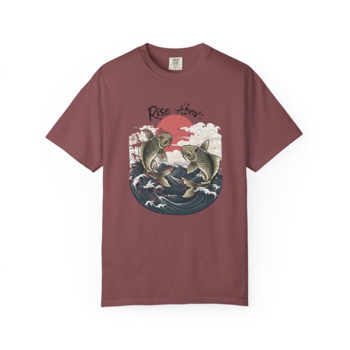 Rise above Unisex Garment-Dyed T-shirt - Image 21