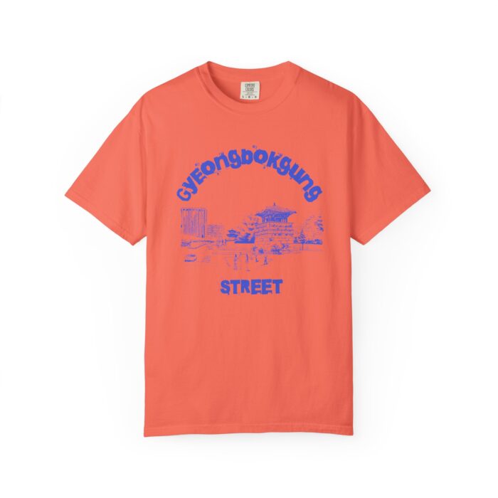 Gyeongbokgung Street Unisex Garment-Dyed T-shirt - Image 9