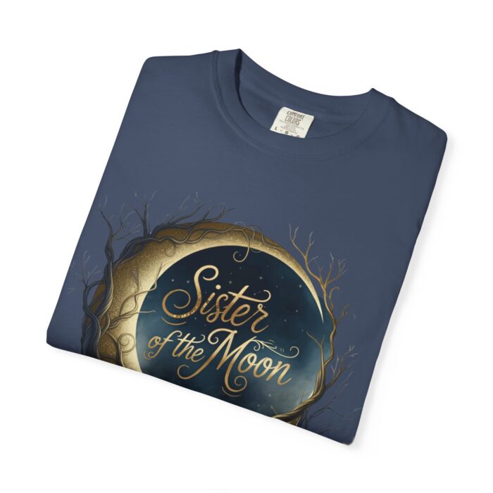 Moon Sister T-Shirt | Unisex Garment-Dyed Tee, Gift for Moon Lovers, Celestial Apparel, Astrology Shirt, Boho Fashion - Image 13