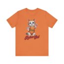 Retro Cat Unisex Tee, Fun Cat Shirt, Summer Vibes T-Shirt, Gift for Cat Lovers, Cute Animal Apparel