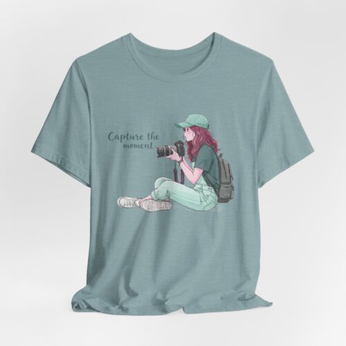 Photography Lover's Unisex Tee, Capture the Moment Shirt, Gifts for Photographers, Casual Wear, Photography Apparel, Creative Outfit