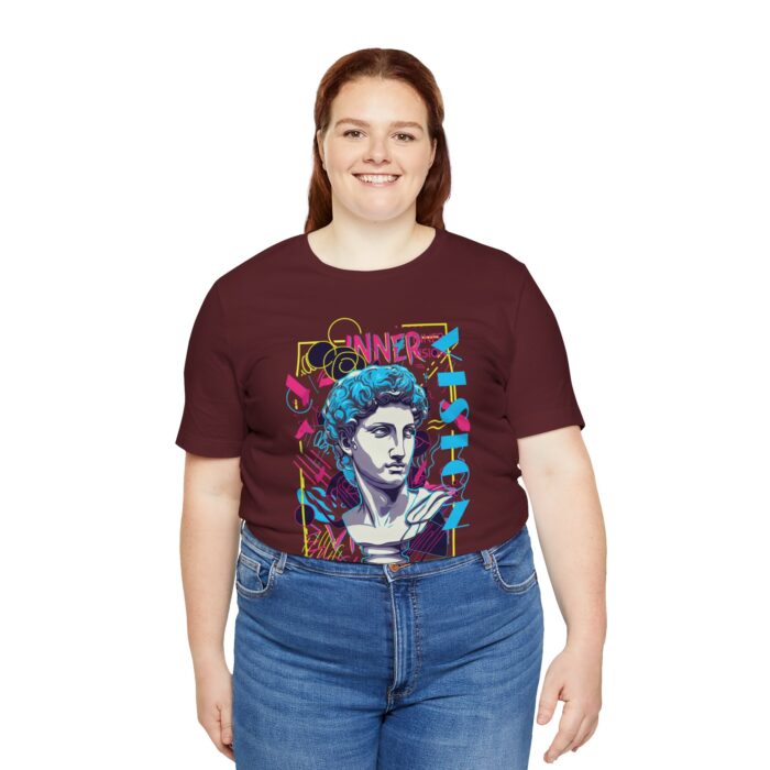 Retro Vision Graphic Tee, Unisex T-Shirt, Art Inspired Shirt, Gift for Artists, Casual Wear, Festival Clothing - Image 45