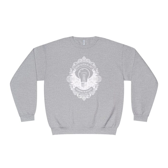EVERY GLITCH IS A GIFT Unisex NuBlend® Crewneck Sweatshirt - Image 49