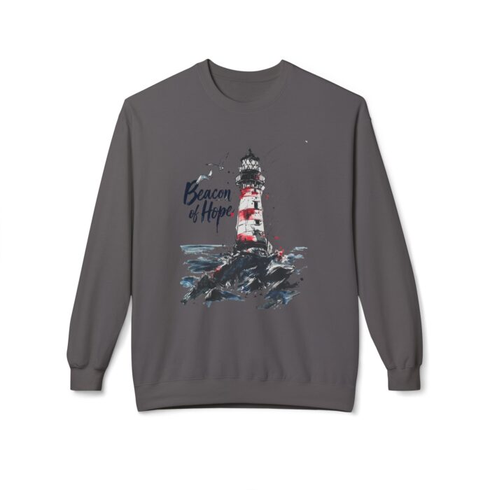 Beacon of Hope Unisex Midweight Softstyle Fleece Crewneck Sweatshirt - Image 41