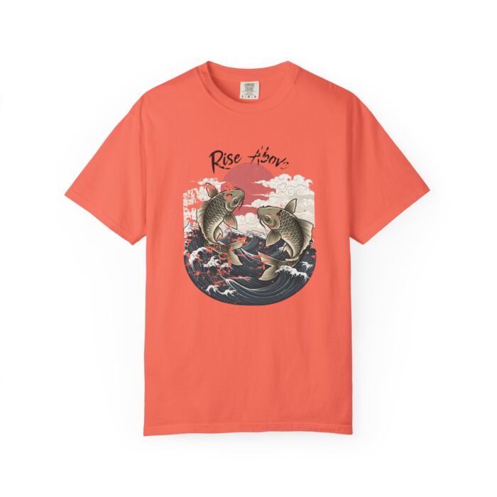 Rise above Unisex Garment-Dyed T-shirt - Image 17