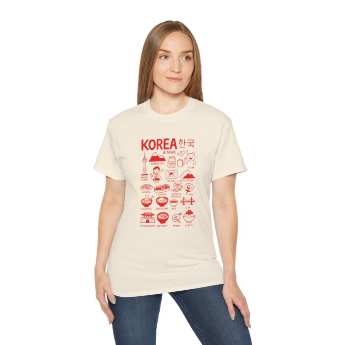 Korea Illustration Unisex Ultra Cotton Tee - Celebrate Culture & Travel - Image 5