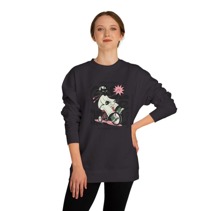 Too cool for two wheels Unisex Crew Neck Sweatshirt - Image 48