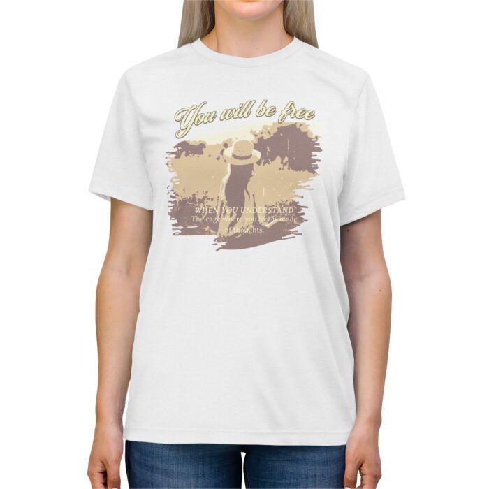You will be free Unisex Triblend Tee - Image 27