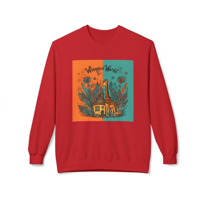 Whimsical World Unisex Midweight Softstyle Fleece Crewneck Sweatshirt - Image 9