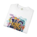 Unisex Garment-Dyed T-Shirt - Colorful 'King' Graphic Tee for Trendsetters