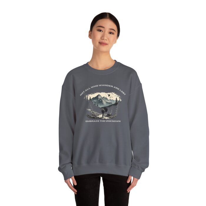 Not All Who Wander Are Lost Unisex Heavy Blend™ Crewneck Sweatshirt - Image 16