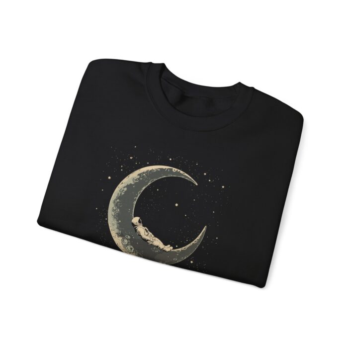Astronaut Resting on the Moon  Unisex Heavy Blend™ Crewneck Sweatshirt - Image 8