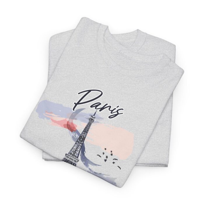 Paris Eiffel Tower Unisex Heavy Cotton Tee, Travel Shirt, Gift for Travelers, Vacation Shirt, Paris Lover Apparel - Image 16