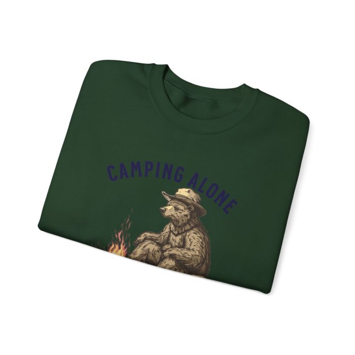 Camping alone Unisex Heavy Blend™ Crewneck Sweatshirt - Image 39
