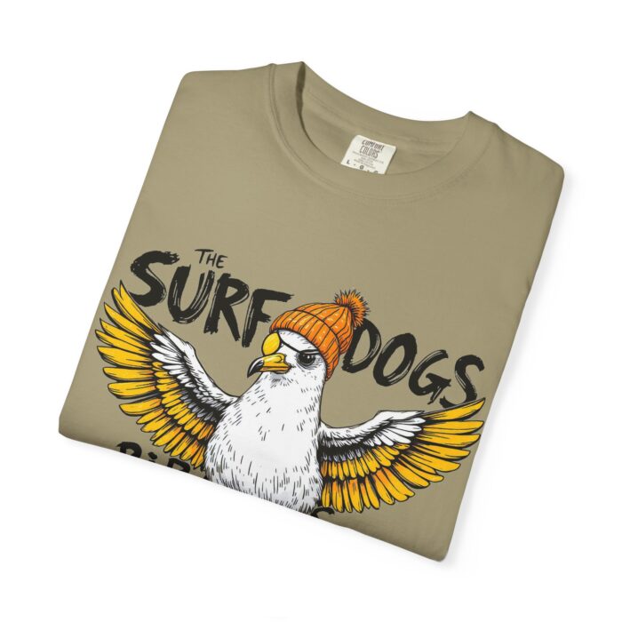 Surf Dogs Graphic T-Shirt for Animal Lovers - Unisex Garment-Dyed Tee - Image 9