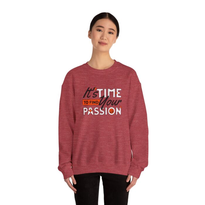 It's time find your passion Unisex Heavy Blend™ Crewneck Sweatshirt - Image 40
