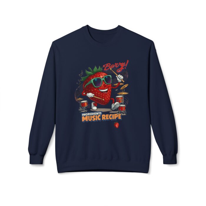 Berry Unisex Midweight Softstyle Fleece Crewneck Sweatshirt - Image 49
