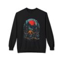 Ride the wild roads Unisex Midweight Softstyle Fleece Crewneck Sweatshirt