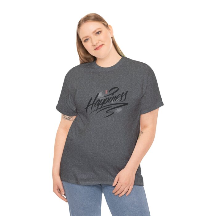 Happiness Unisex Heavy Cotton Tee - Comfortable Daily Wear - Image 11