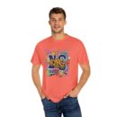 Unisex Garment-Dyed T-Shirt - Colorful 'King' Graphic Tee for Trendsetters