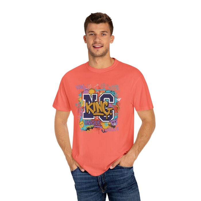 Unisex Garment-Dyed T-Shirt - Colorful 'King' Graphic Tee for Trendsetters - Image 16