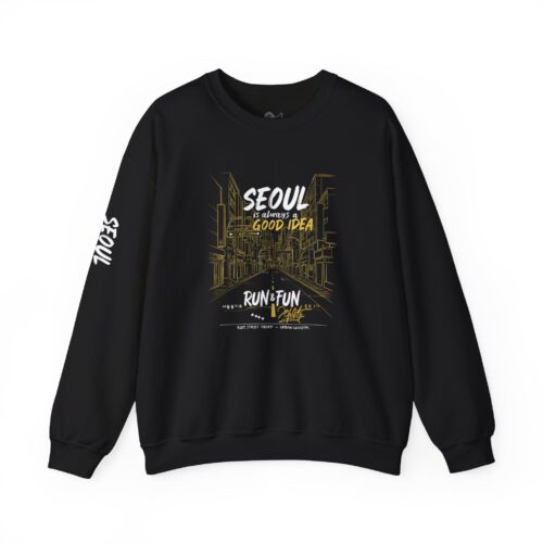 Seoul Good Idea Unisex Crewneck Sweatshirt - Perfect for Travel Enthusiasts