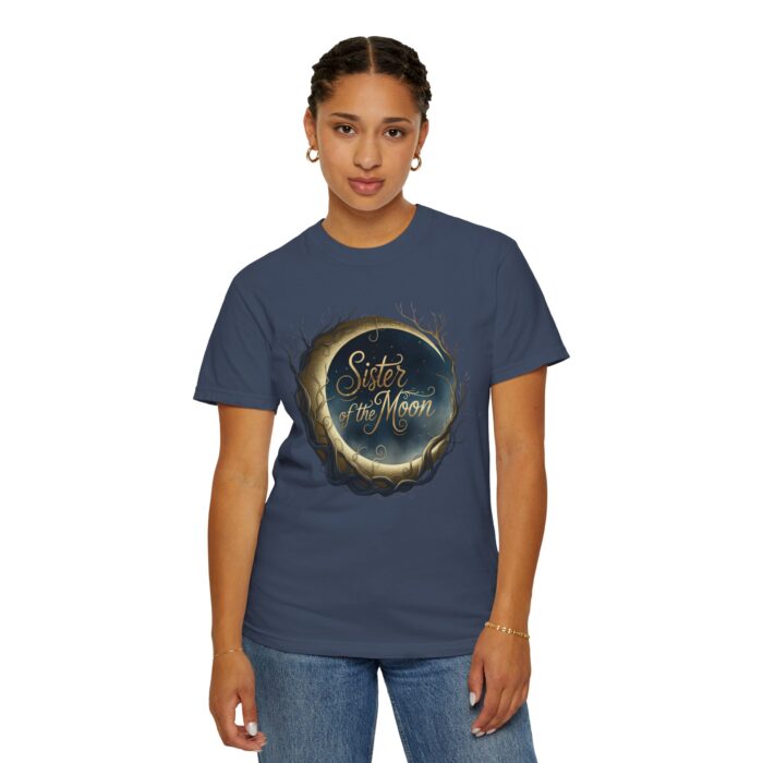 Moon Sister T-Shirt | Unisex Garment-Dyed Tee, Gift for Moon Lovers, Celestial Apparel, Astrology Shirt, Boho Fashion - Image 15
