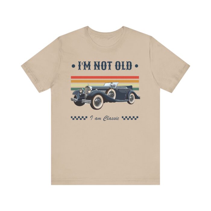 Vintage Car Tee - I'm Not Old, I'm Classic - Perfect for Car Enthusiasts, Retro Style, Gift for Birthdays, Father's Day, Casual Wear, [...] - Image 6