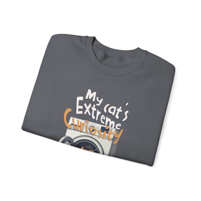 My cat's extreme curiosity Unisex Heavy Blend™ Crewneck Sweatshirt - Image 35