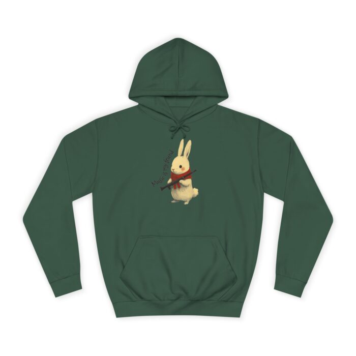 Music is my friend Unisex College Hoodie - Image 45