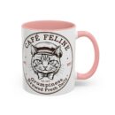Grumpy Cat Accent Coffee Mug | Cat Lover Gift, Unique Coffee Cup, Pet-Themed Kitchenware, Café Decor, Funny Cat Mug