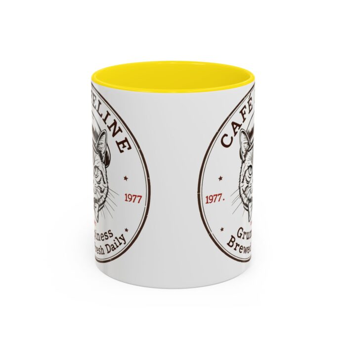 Grumpy Cat Accent Coffee Mug | Cat Lover Gift, Unique Coffee Cup, Pet-Themed Kitchenware, Café Decor, Funny Cat Mug - Image 36