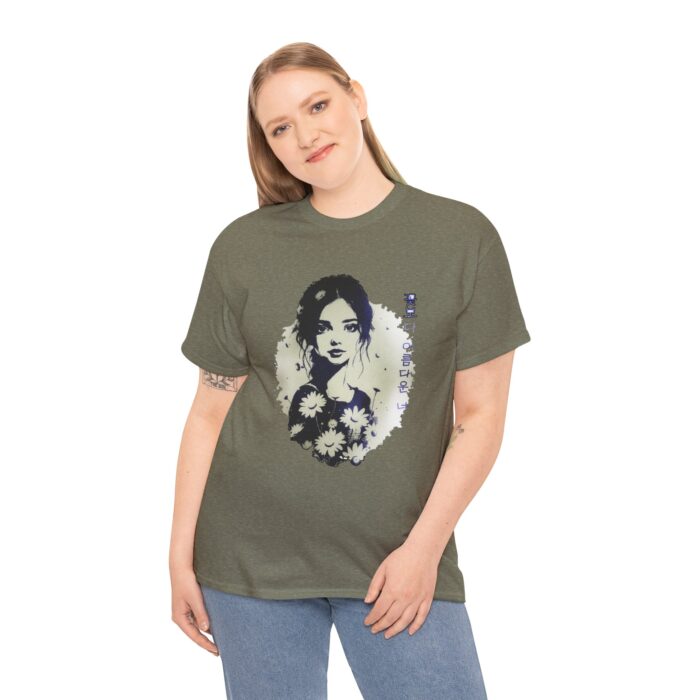 You are more beautiful than flowers Unisex Heavy Cotton Tee - Image 27