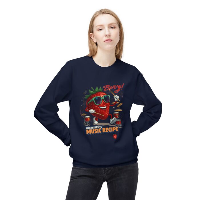 Berry Unisex Midweight Softstyle Fleece Crewneck Sweatshirt - Image 51