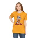 Retro Cat Unisex Tee, Fun Cat Shirt, Summer Vibes T-Shirt, Gift for Cat Lovers, Cute Animal Apparel