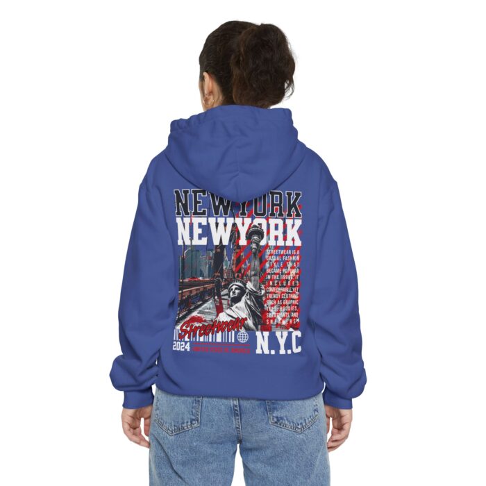 New York Streetwear Unisex Garment-Dyed Hoodie - Image 44