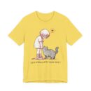 Cute Cat Lover Tee, Animal Graphic Shirt, Gift for Cat Mom, Funny Pet Lover Apparel, Love Knows When You're Quiet T-Shirt