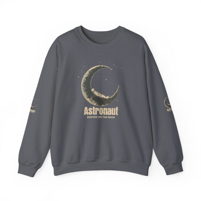 Astronaut Resting on the Moon  Unisex Heavy Blend™ Crewneck Sweatshirt - Image 21
