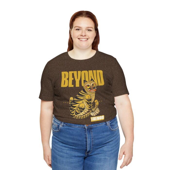 Beyond Trends Cat Tee, Unisex Jersey Short Sleeve T-Shirt, Stylish Cat Apparel, Gift for Cat Lovers, Trendy Graphic Tee - Image 56