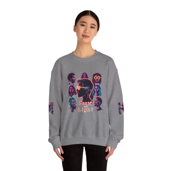 Feast of light Unisex Heavy Blend™ Crewneck Sweatshirt - Image 12