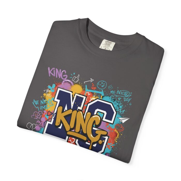Unisex Garment-Dyed T-Shirt - Colorful 'King' Graphic Tee for Trendsetters - Image 51