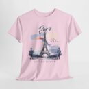 Paris Eiffel Tower Unisex Heavy Cotton Tee, Travel Shirt, Gift for Travelers, Vacation Shirt, Paris Lover Apparel