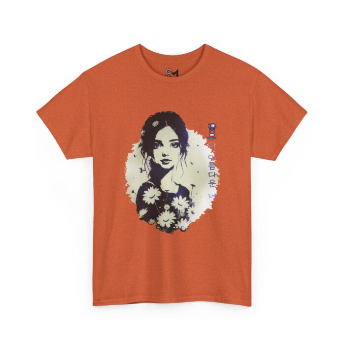 You are more beautiful than flowers Unisex Heavy Cotton Tee - Image 4