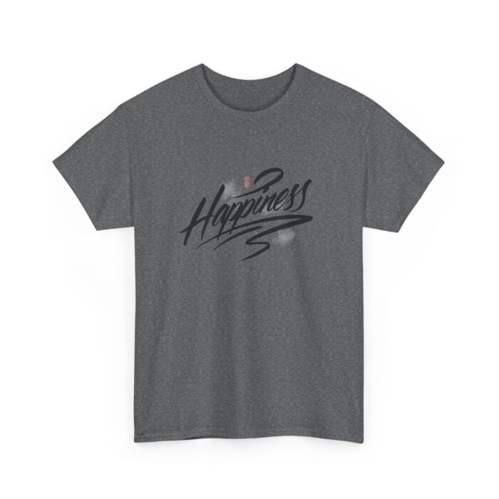 Happiness Unisex Heavy Cotton Tee - Comfortable Daily Wear - Image 7