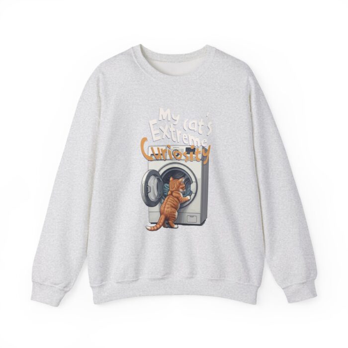 My cat's extreme curiosity Unisex Heavy Blend™ Crewneck Sweatshirt - Image 25