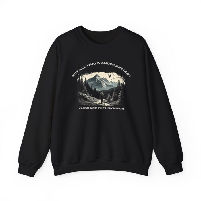 Not All Who Wander Are Lost Unisex Heavy Blend™ Crewneck Sweatshirt - Image 5