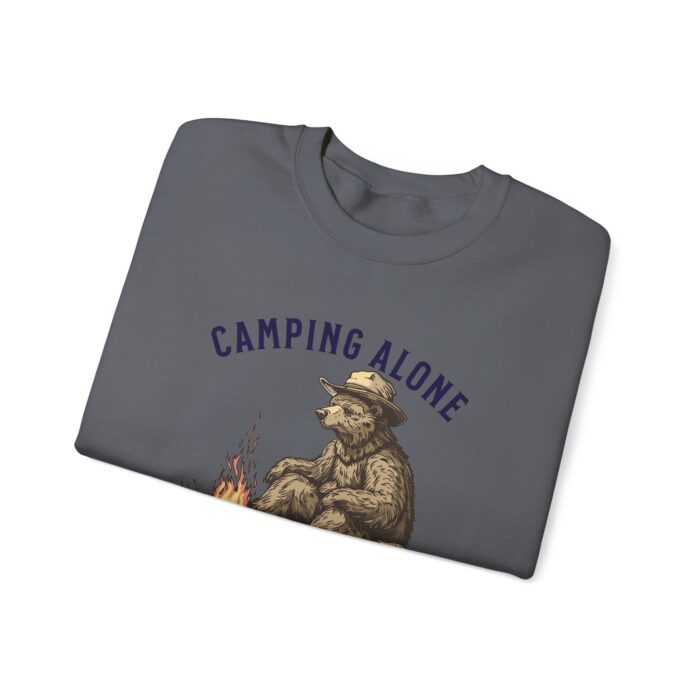 Camping alone Unisex Heavy Blend™ Crewneck Sweatshirt - Image 47