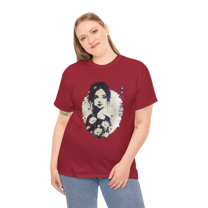 You are more beautiful than flowers Unisex Heavy Cotton Tee - Image 32
