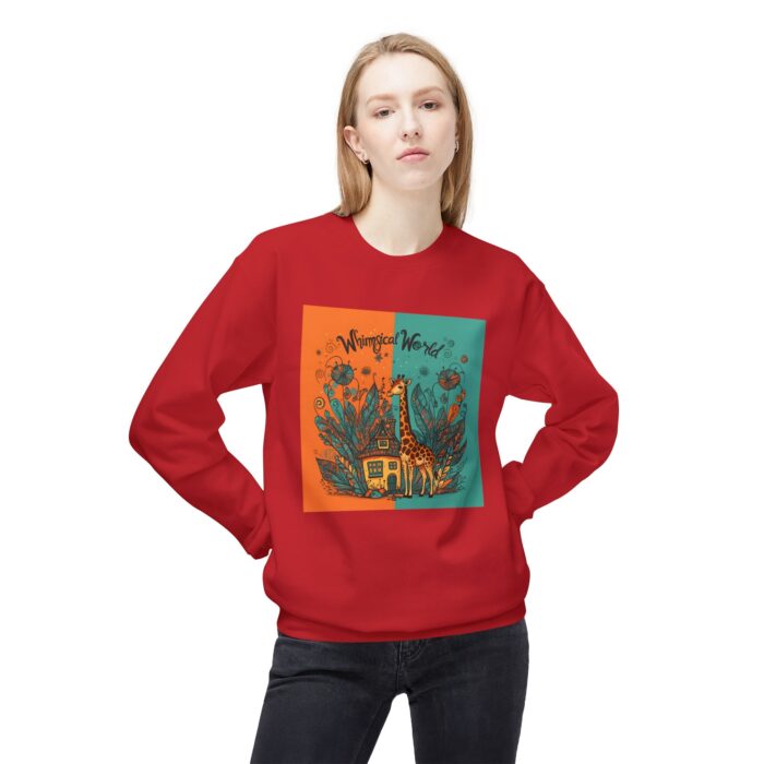 Whimsical World Unisex Midweight Softstyle Fleece Crewneck Sweatshirt - Image 11