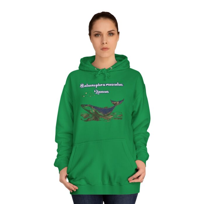 Blue Whale Unisex College Hoodie - Image 60